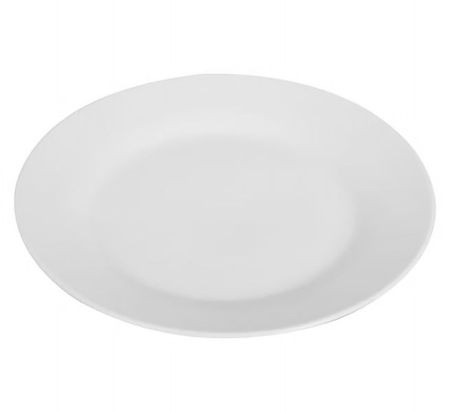 Bulk Pack x 6 White-ware Dinner Plate 26cm.