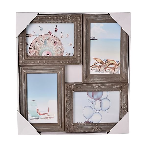 Frame Collage Plastic 4 Hole 43X33Cm. image
