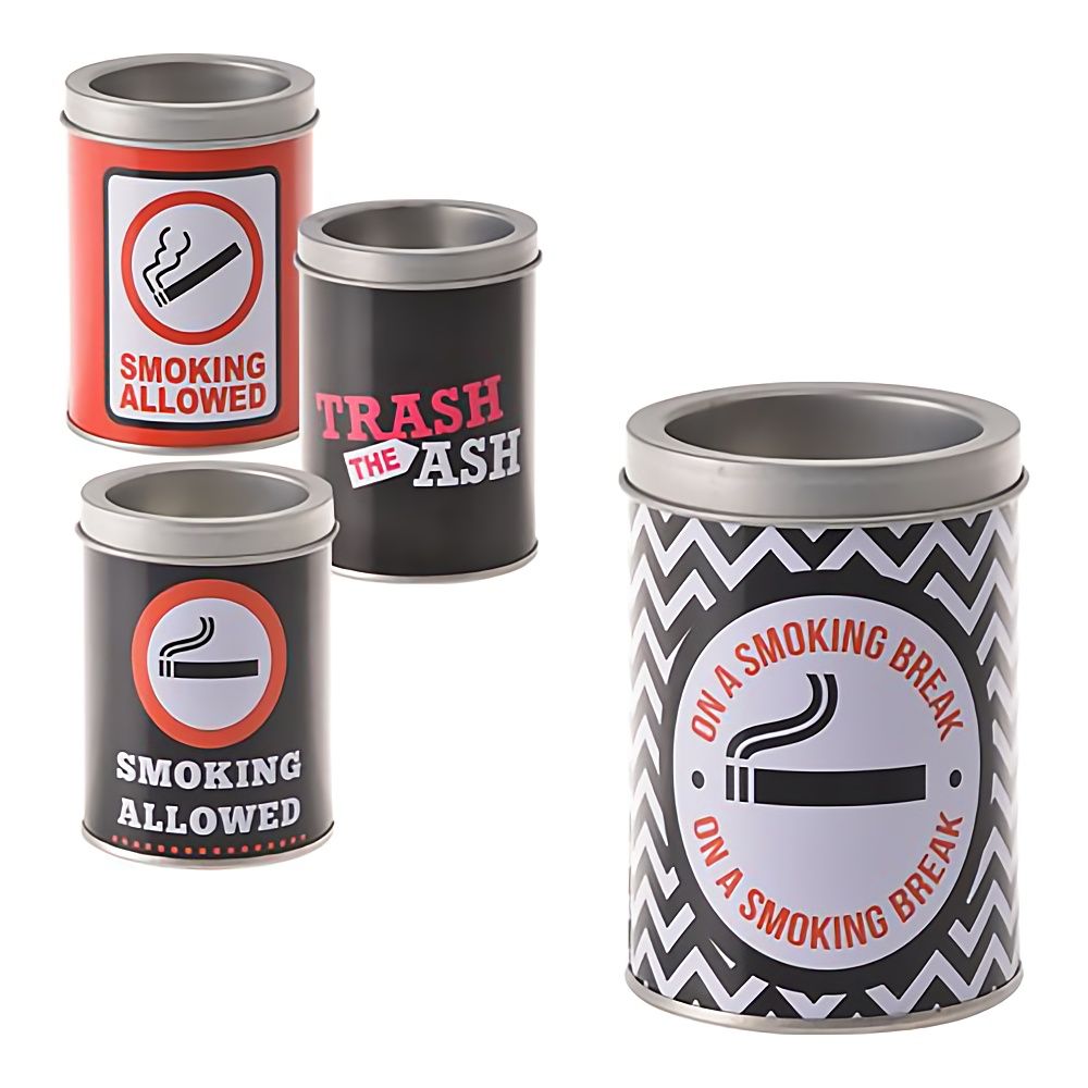 Bulk Pack x 4 Ashtray Tin Tub 10X7.5cm Designs. Shop Today. Get it