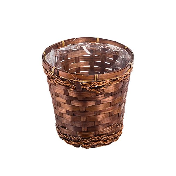 Bulk Pack x 5 Planter Bamboo 17x14cm.