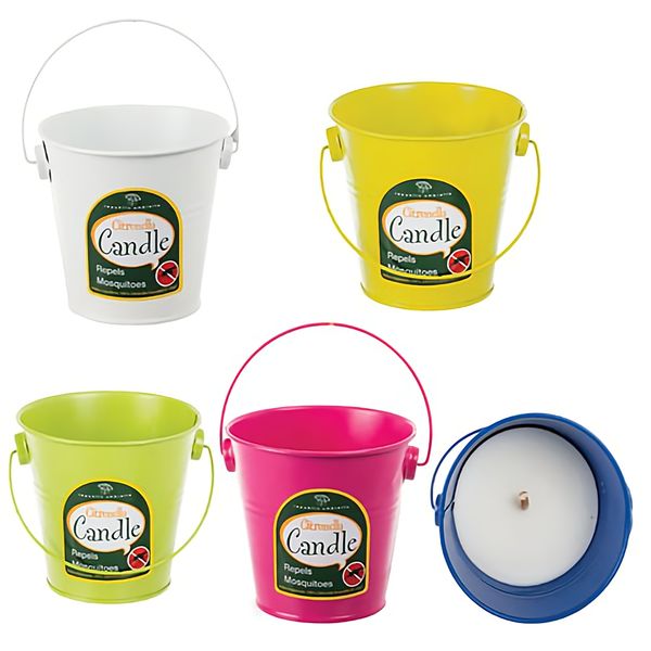 Bulk Pack x 5 Candle Citronella 300g Bucket .