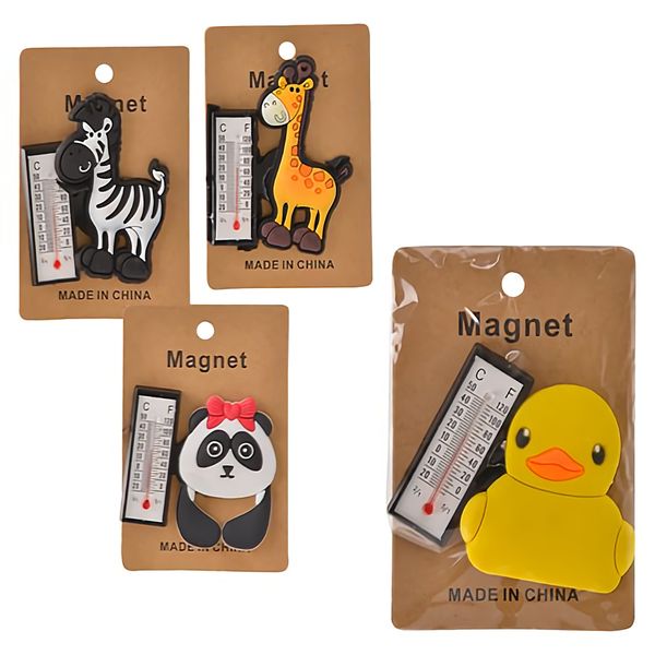 Bulk Pack x 4 Memo Holder Thermometer Designs.
