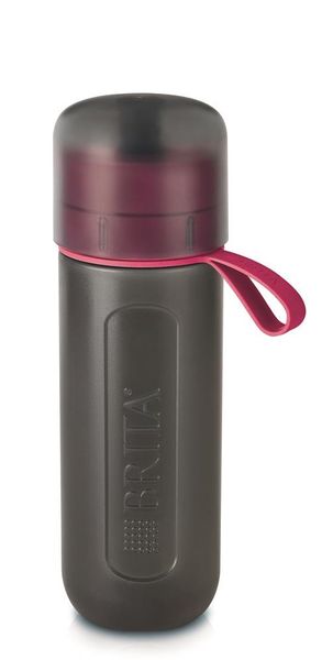 Brita - 600ml Fill &amp; Go Active Water Filter Bottle - Pink