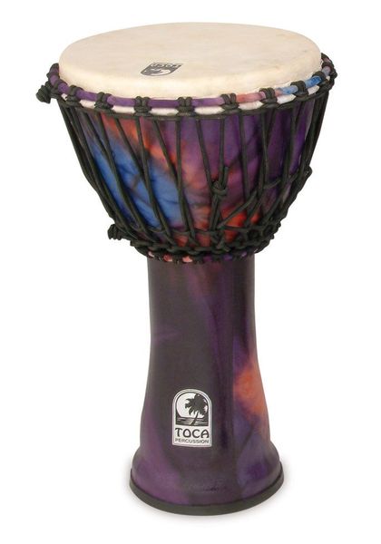 Toca 10" Freestyle Rope Tuned Djembe - Purple