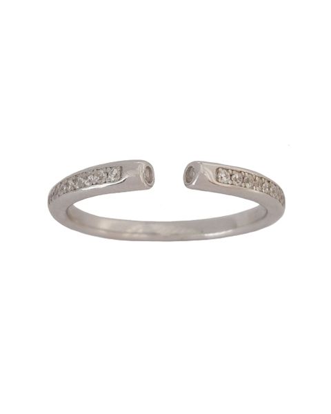 Miss Jewels Clear Cubic Zirconia Stacker Style Ring