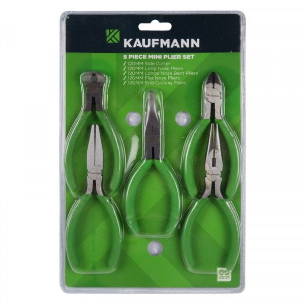 Kaufmann 5 Piece Micro Plier Set