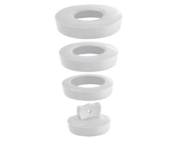 Wirquin Universal Sink Plug - White