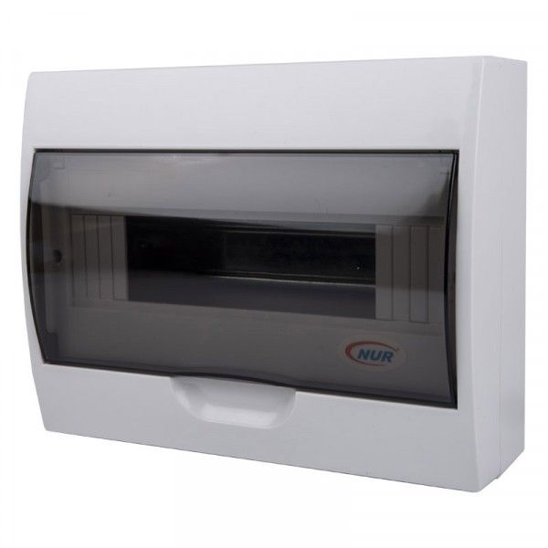 NUR Din Rail Weatherproof Distribution Board - 12W