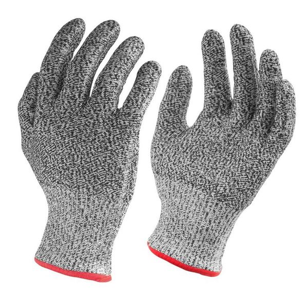 Cut Resistant Gloves Level 5 Protection ( Large )