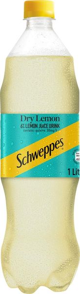 Schweppes - Dry Lemon - 12 x 1 Litre