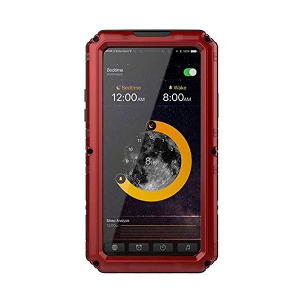 Heavy Metal Three-Guard Case for iPhone X - Red