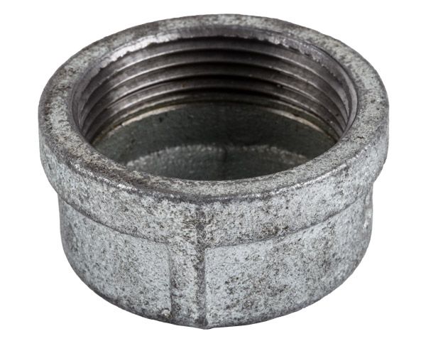 Galvanised End Cap - 20mm (10 Piece Pack)