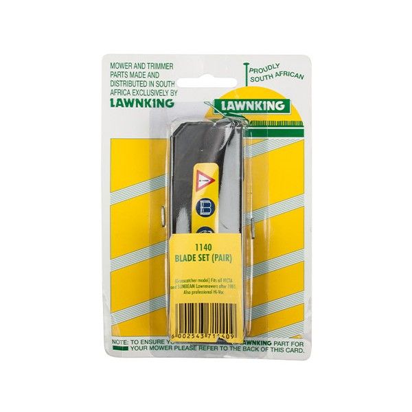 Bulk Pack x 4 Lawnking Victa Wobble Lawnmower Blade Pair