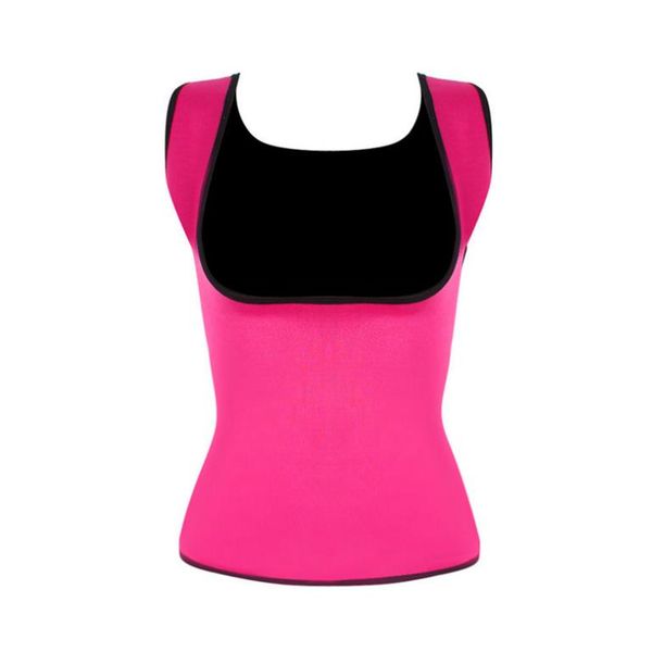 Hot Sweat Workout Slimming Top - Pink (Size: XL)