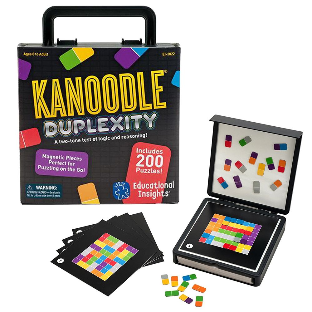 Educational Insights Kanoodle Duplexity Logic & Reasoning Puzzle Game