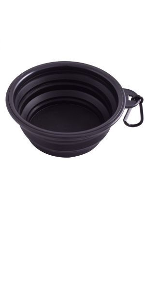 Eco - Portable Dog Bowl - Black