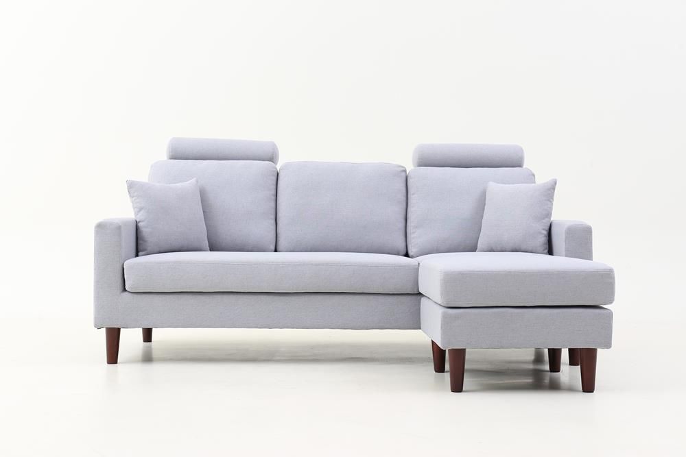 & Mason Luxe 3Seater Couch & Ottoman Set With Removable