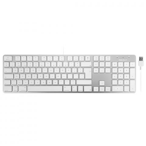 Macally 104 key Ultra Slim USB Keyboard For Mac - British English
