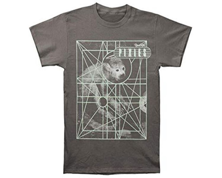 RockTs Mens Pixies Monkey Grid T-Shirt