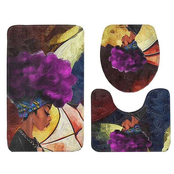 Bathroom Bath Mat Set - 3 Piece