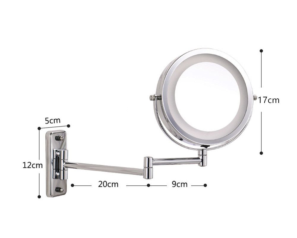 mounted magnifying mirror