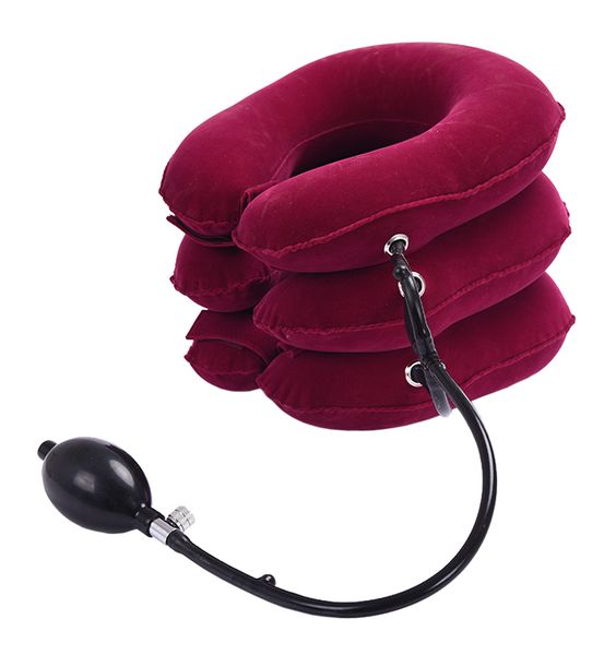 Grade Cervical Neck Traction Device Pillow - Red