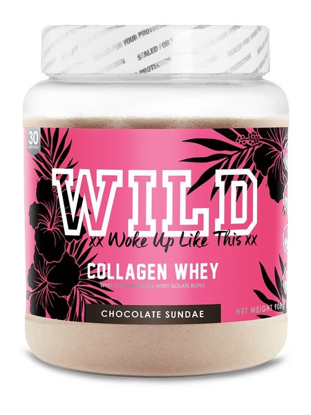 WILD Woke Up Like This Collagen Whey 908g - Chocolate Sundae