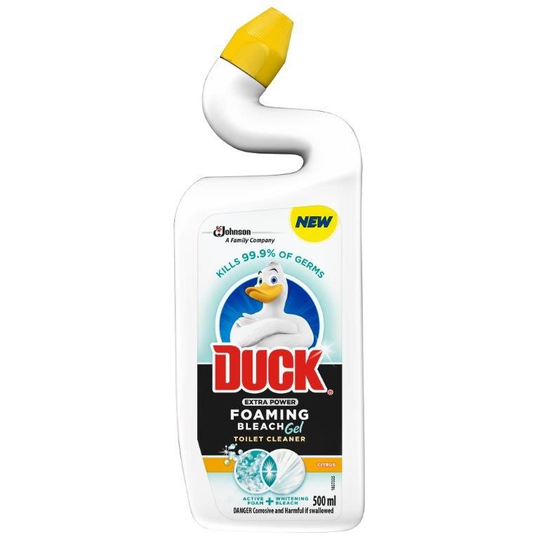Duck Extra Power Foaming Bleach Toilet Cleaner Citrus 500ml Shop Today. Get it Tomorrow