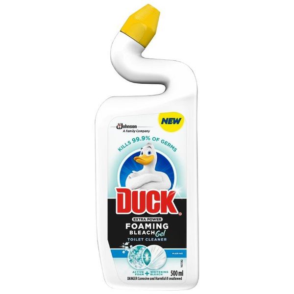 Duck Extra Power Foaming Bleach Toilet Cleaner Marine 500ml