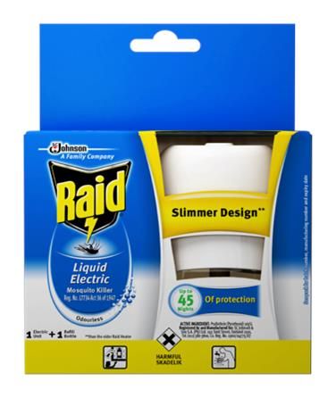 Raid Liquid Electric Mosquito Killer Primary Unit 33ml
