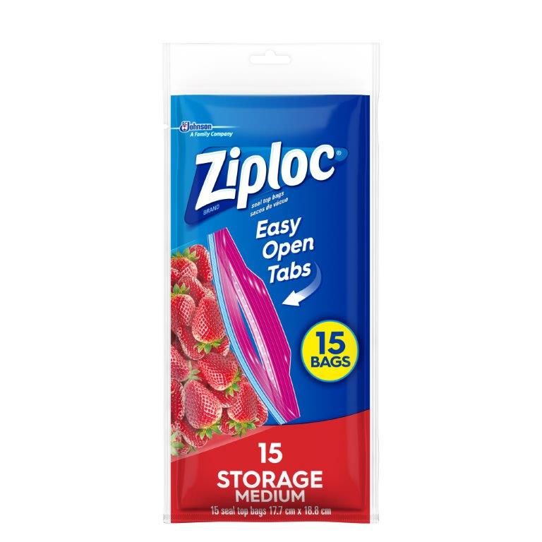 Ziploc Medium Storage Bags 15's Shop Today. Get it Tomorrow