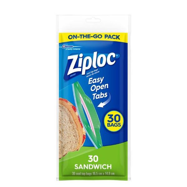 Ziploc Sandwich Bags 30's