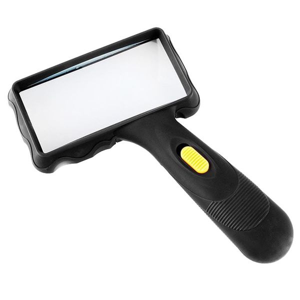 Handheld Rectangular Reading Magnifier with LED Light