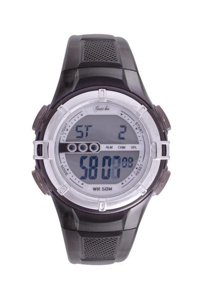 Gotcha Women's Digital Midsize 50M-WR Watch - Black