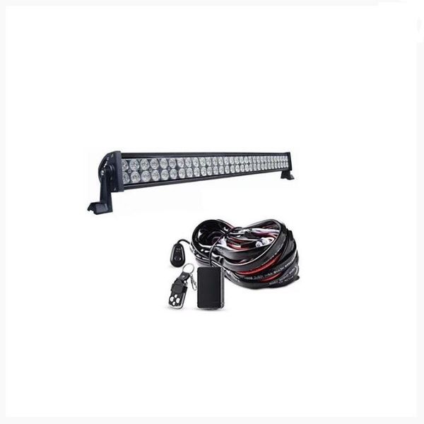 180w Off Road 4X4 Mount On Spot Light Bar &amp; Harness with Remote