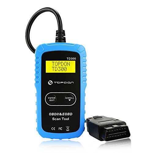 TOPDON TD300 OBD2 Scanner Code Reader with Engine Light Turn-Off