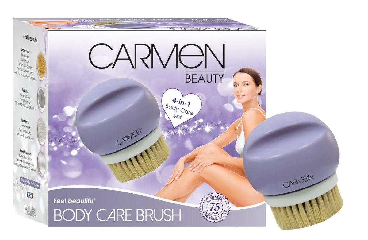 Carmen 1591 Body Care Brush 4in1 Purple Shop Today. Get it Tomorrow