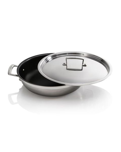 Le Creuset Classic Stainless Steel Mediterranean Casserole &amp; Lid Non-Stick (Size: 30CM)