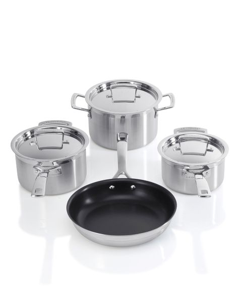 Le Creuset Classic Stainless Steel 4 Piece Cookware Set