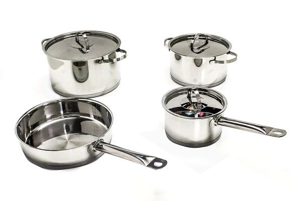 Delica 7 Piece Stainless Steel Cookware Set