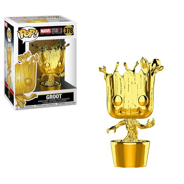 Funko Pop Marvel Marvel Studios 10th - Chrome Groot