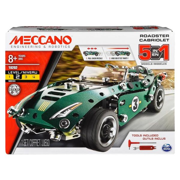 Meccano 5-Model Set - Pullback Car