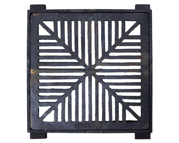 Square Dish Grate &amp; Frame - 450X450mm L/D