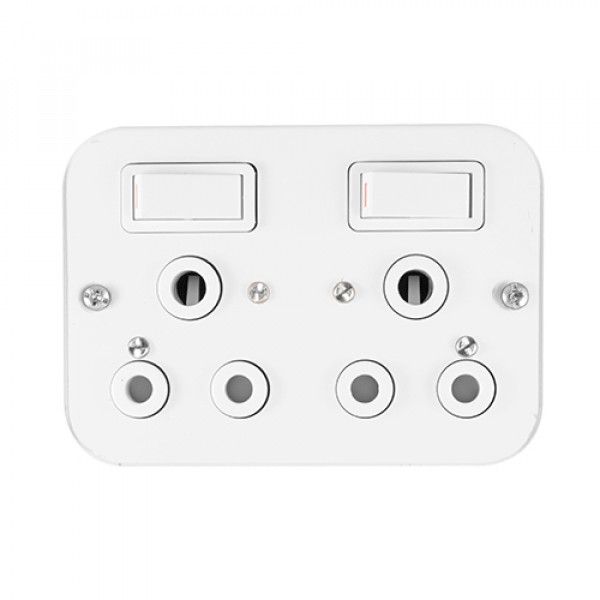 Duo Industrial Switch Plug - 75X100mm