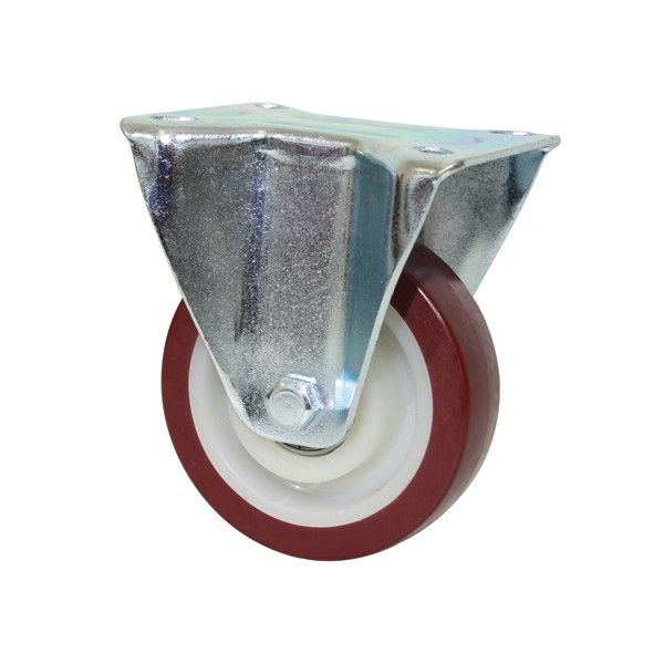 Caslad Heavy Duty Fixed Castor - Pub Wheel 125mm