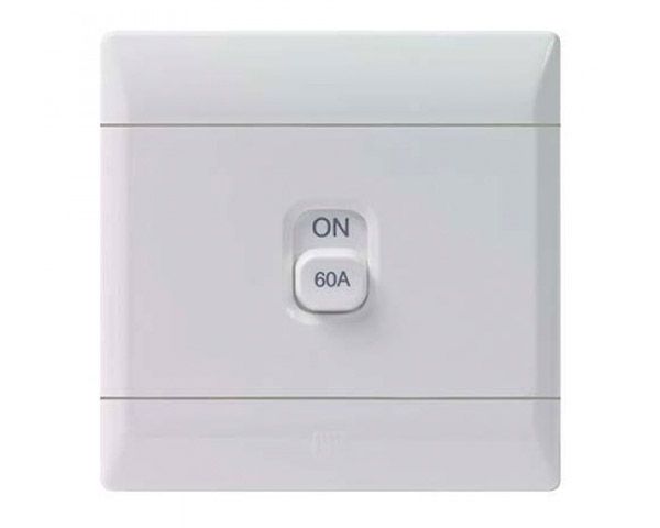 Cbi Plug Switch - Stove Isolator - White - 2P - 4 x 4