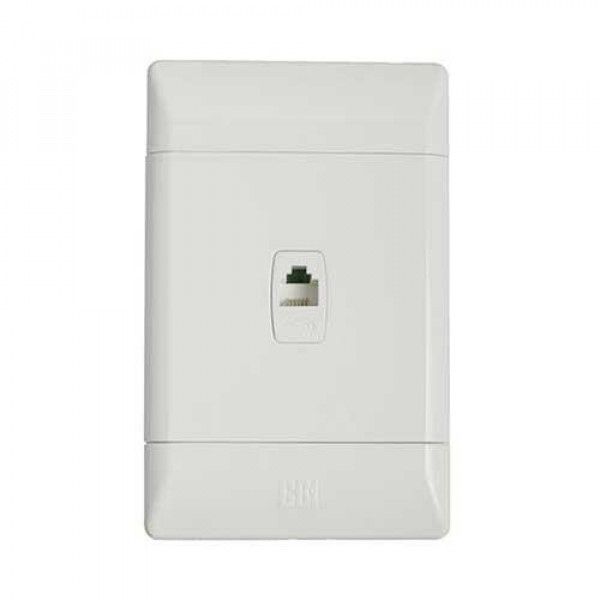 Cbi Telephone Switch Socket - 4X2 White