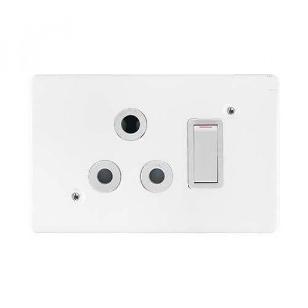 Crabtree Switch Plug with Cover Plate - 1Pk 100X50mm