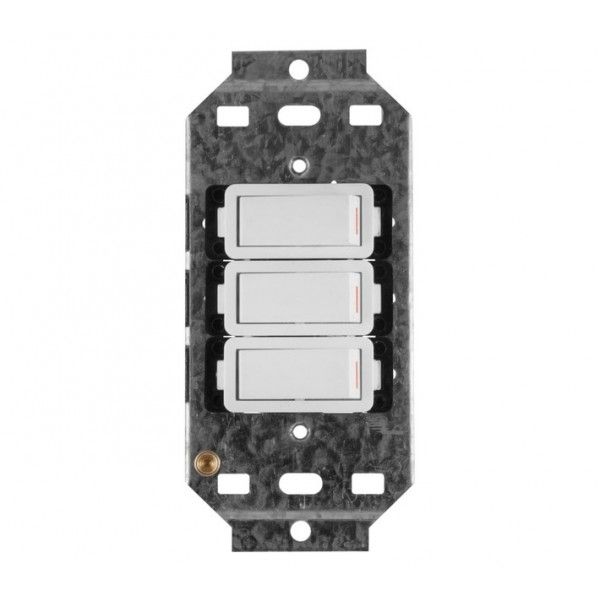 Crabtree Light Switch - 3Lever 1Way