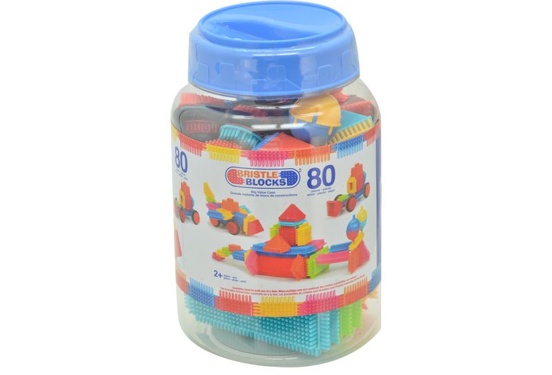 Bristle Blocks Big Value Jar 80 Piece